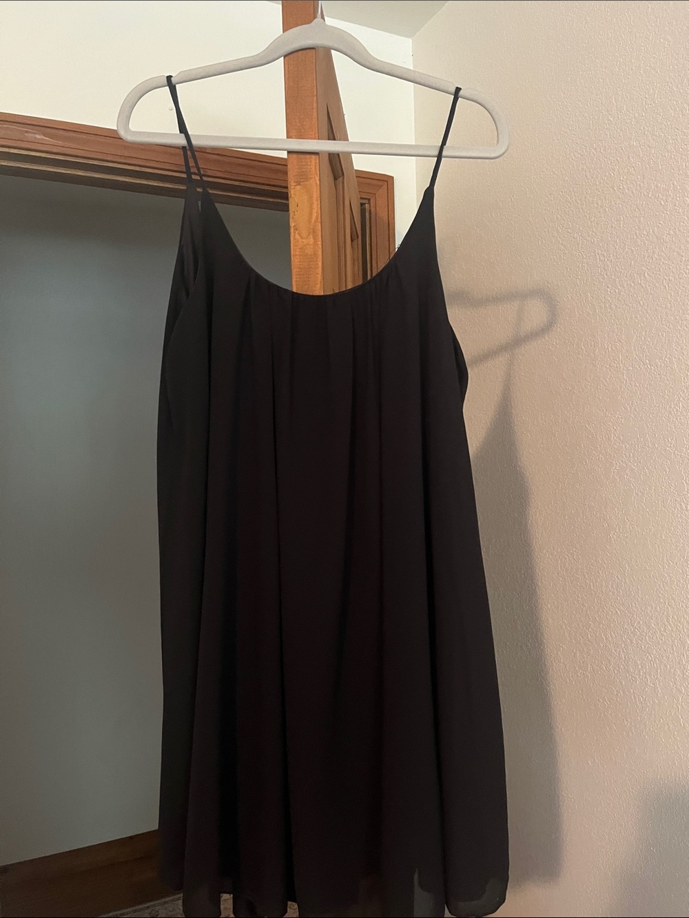 Everyday Black Spaghetti-Strap Tank Top